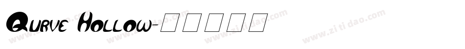 Qurve Hollow字体转换